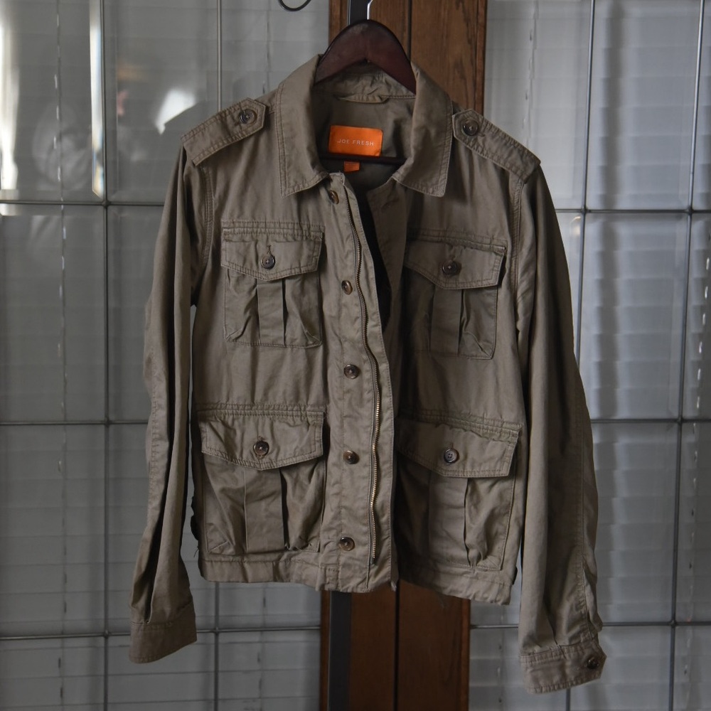 Green Army Style Jacket
